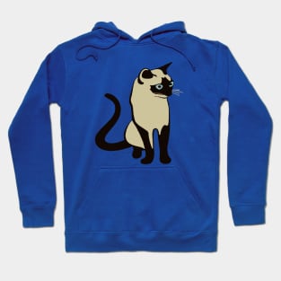 Traditional Thai Cat Minimalist Vector Design Hoodie